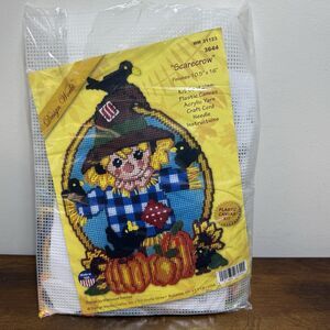 Design Works Thanks Scarecrow Plastic Canvas Kit 3758 New In Package